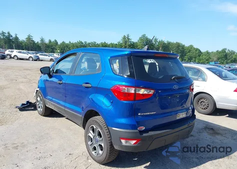 2021 Ford Ecosport S z USA, uszkodzony, nr VIN MAJ6S3FL4MC419759
